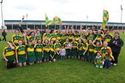 22 June 2008; The Kerry squad celebrate with the trophy after the game. Feile na nGael Camogie Final, Division 4 Final, Kerry v Clonad, Portlaoise GAA Club, Portlaoise, Laois. Picture credit: Matt Browne / SPORTSFILE