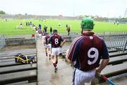 28 June 2008; The Galway squad make their way onto the pitch. All-Ireland Senior Championship Qualifier, Round 1, Antrim v Galway, Casement Park, Belfast, Co. Antrim. Picture credit: Oliver McVeigh / SPORTSFILE