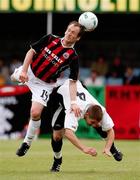 28 June 2008; Stephen O'Donnell, Bohemians, in action against Mark Connolly, Rhyl. UEFA Intertoto Cup, First Round, 2nd Leg, Rhyl F.C. v Bohemians FC, Belle Vue Stadium, Grange Road, Rhyl, Denbighshire, Wales. Picture credit: Richard Lane / SPORTSFILE
