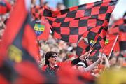 29 June 2008; A Down supporter cheers on her team. GAA Football Ulster Senior Championship Semi-Final, Down v Armagh, St Tighearnach's Park, Clones, Co. Monaghan. Picture credit: David Maher / SPORTSFILE