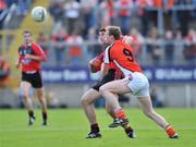 29 June 2008; Kieran Toner, Armagh, in action against James Colgan, Down. GAA Football Ulster Senior Championship Semi-Final, Down v Armagh, St Tighearnach's Park, Clones, Co. Monaghan. Picture credit: David Maher / SPORTSFILE