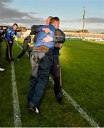 16 May 2015; The Longford manager Jack Sheedy and selector Philip Kiernan after the game. Leinster GAA Football Senior Championship, Round 1, Offaly v Longford, O'Connor Park, Tullamore, Co. Offaly. Picture credit: Ray McManus / SPORTSFILE