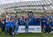 17 May 2015; Crumlin United players and officials celebrate at the end of the game. FAI Umbro Intermediate Cup Final, Tolka Rovers v Crumlin United. Aviva Stadium, Lansdowne Road, Dublin. Picture credit: David Maher / SPORTSFILE