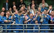 17 May 2015; Crumlin United players celebrate with the cup. FAI Umbro Intermediate Cup Final, Tolka Rovers v Crumlin United. Aviva Stadium, Lansdowne Road, Dublin. Picture credit: David Maher / SPORTSFILE