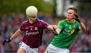 17 May 2015; Ronan Kennedy, Leitrim, in action against Cathal Sweeney, Galway. Connacht GAA Football Senior Championship, Quarter-Final, Leitrim v Galway. Páirc Sean Mac Diarmada, Carrick-on-Shannon, Co. Leitrim. Picture credit: Ray McManus / SPORTSFILE