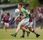 17 May 2015; Ronan Kennedy, Leitrim, in action against Cathal Sweeney, Galway. Connacht GAA Football Senior Championship, Quarter-Final, Leitrim v Galway. Páirc Sean Mac Diarmada, Carrick-on-Shannon, Co. Leitrim. Picture credit: Ray McManus / SPORTSFILE