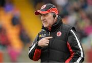 17 May 2015; Tyrone manager Mickey Harte. Ulster GAA Football Senior Championship, Preliminary Round, Donegal v Tyrone. MacCumhaill Park, Ballybofey, Co. Donegal. Picture credit: Oliver McVeigh / SPORTSFILE