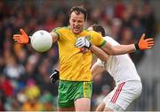 17 May 2015; Michael Murphy, Donegal, in action against Justin McMahon, Tyrone. Ulster GAA Football Senior Championship, Preliminary Round, Donegal v Tyrone. MacCumhaill Park, Ballybofey, Co. Donegal. Picture credit: Stephen McCarthy / SPORTSFILE