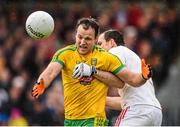 17 May 2015; Michael Murphy, Donegal, in action against Justin McMahon, Tyrone. Ulster GAA Football Senior Championship, Preliminary Round, Donegal v Tyrone. MacCumhaill Park, Ballybofey, Co. Donegal. Picture credit: Stephen McCarthy / SPORTSFILE