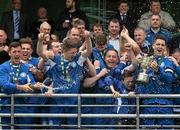 17 May 2015;  Crumlin United players celebrate at the end of the game. FAI Umbro Intermediate Cup Final, Tolka Rovers v Crumlin United. Aviva Stadium, Lansdowne Road, Dublin. Picture credit: David Maher / SPORTSFILE