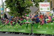 17 May 2015; A general view of spectators at the finish line in Carlow during Stage 1 of the 2015 An Post Rás. Dunboyne - Carlow. Photo by Sportsfile
