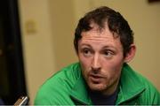 18 May 2015; Limerick's Paudie O'Brien speaking during a press night. Greenhills Hotel, Ennis Road, Limerick. Picture credit: Diarmuid Greene / SPORTSFILE