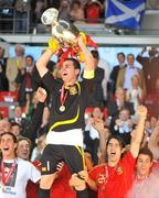 29 June 2008; Spain captain Iker Casillas lifts the European Championship trophy. UEFA EURO 2008TM, Final, Germany v Spain, Ernst Happel Stadion, Vienna, Austria. Picture credit; Pat Murphy / SPORTSFILE