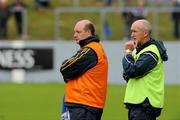5 July 2008; Antrim managment Terence McNaughton, left, and Dominic McKinley during the game. GAA Hurling All-Ireland Senior Championship Qualifier - Round 2, Waterford v Antrim, Walsh Park, Waterford. Picture credit: Matt Browne / SPORTSFILE