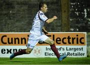 18 May 2015; Jake Keegan, Galway United, celebrates after scoring his side's first goal. EA Sports Cup, Quarter-Final, Galway United v Bohemians. Eamonn Deasy Park, Galway. Picture credit: David Maher / SPORTSFILE