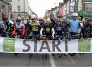 19 May 2015; A view of the start of Stage 3 of the 2015 An Post Rás. Tipperary - Bearna. Photo by Sportsfile