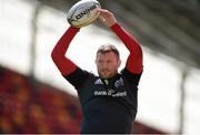 19 May 2015; Munster's Donnacha Ryan wins possession in a lineout during squad training. Thomond Park, Limerick. Picture credit: Diarmuid Greene / SPORTSFILE