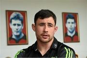 19 May 2015; Munster's Felix Jones speaking during a press conference. Thomond Park, Limerick. Picture credit: Diarmuid Greene / SPORTSFILE