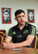 19 May 2015; Munster's Felix Jones speaking during a press conference. Thomond Park, Limerick. Picture credit: Diarmuid Greene / SPORTSFILE