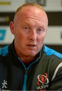 19 May 2015; Neil Doak, Ulster Head Coach, during a press conference. Kingspan Stadium, Ravenhill Park, Belfast, Co. Antrim. Picture credit: Oliver McVeigh / SPORTSFILE
