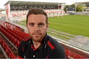 19 May 2015; Ulster's Darren Cave after a press conference. Kingspan Stadium, Ravenhill Park, Belfast, Co. Antrim. Picture credit: Oliver McVeigh / SPORTSFILE