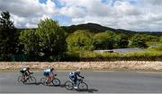 19 May 2015; Morgan Smith, Team Subaru-Albion, followed by, Roger Aiken, Team Asea, and Marc Potts, Down North, during Stage 3 of the 2015 An Post Rás. Tipperary - Bearna. Photo by Sportsfile