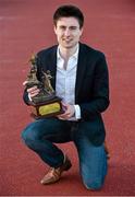 19 May 2015; 800m runner Mark English, who was awarded the Dr. Tony O’Neill Sports Person of the Year Award, at the Bank of Ireland UCD Athletic Union Council Sports Awards 2014/15. UCD, Belfield, Dublin. Picture credit: Brendan Moran / SPORTSFILE