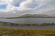 20 May 2015; A general view of the peloton during Stage 4 of the 2015 An Post Rás. Bearna - Newport. Photo by Sportsfile