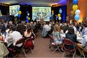 19 May 2015; A tribute video to the late Dave Billings is shown to the audience during the Bank of Ireland UCD Athletic Union Council Sports Awards 2014/15. UCD, Belfield, Dublin. Picture credit: Brendan Moran / SPORTSFILE