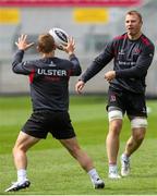 21 May 2015; Ulster's Paul Marshall, left, and Roger Wilson during the captain's run. Kingspan Stadium, Ravenhill Park, Belfast, Co. Antrim. Picture credit: John Dickson / SPORTSFILE