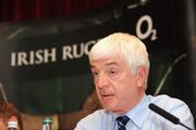 27 June 2008; Tom Grace, IRFU Honorary Treasurer, during the IRFU Annual Council Meeting. Ballsbridge Court Hotel, Ballsbridge, Dublin. Picture credit: Matt Browne / SPORTSFILE