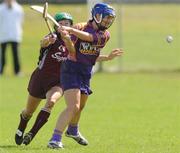 5 July 2008; Aoife O Connor, Wexford, in action against Therese MAher, Galway. Gala All-Ireland Senior Campionship, Galway v Wexford, Kilimor, Co. Galway. Picture credit: Ray Ryan / SPORTSFILE