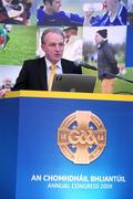 11 April 2008; John Murphy, Chairman Sligo Co. Board, speaking at the 2008 GAA Annual Congress. Radisson Hotel, Ballincar, Sligo. Picture credit: Ray McManus / SPORTSFILE