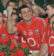 6 July 2008; Noel O'Leary, Cork, celebrates after the game. GAA Football Munster Senior Championship Final, Kerry v Cork, Pairc Ui Chaoimh, Cork. Picture credit: Brendan Moran / SPORTSFILE