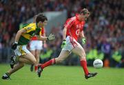 6 July 2008; John Hayes, Cork, in action against Padraig Reidy, Kerry. GAA Football Munster Senior Championship Final, Kerry v Cork, Pairc Ui Chaoimh, Cork. Picture credit: Stephen McCarthy / SPORTSFILE