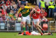 6 July 2008; Kieran Donaghy, Kerry, in action against Graham Canty, Cork. GAA Football Munster Senior Championship Final, Kerry v Cork, Pairc Ui Chaoimh, Cork. Picture credit: Brendan Moran / SPORTSFILE