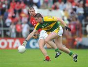 6 July 2008; Darragh O'Se, Kerry, in action against Pearse O'Neill, Cork. GAA Football Munster Senior Championship Final, Kerry v Cork, Pairc Ui Chaoimh, Cork. Picture credit: Stephen McCarthy / SPORTSFILE