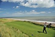 10 July 2008; Philip Walton watches his drive from the 12th tee box during the Ladbrokes.com Irish PGA Championship. The European Club, Co. Wicklow. Picture credit: Matt Browne / SPORTSFILE