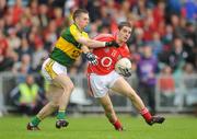 6 July 2008; Daniel Goulding, Cork, holds off the challenge of Marc O Se, Kerry. GAA Football Munster Senior Championship Final, Kerry v Cork, Pairc Ui Chaoimh, Cork. Picture credit: Brendan Moran / SPORTSFILE
