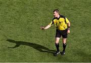 26 April 2015; Referee Pádraig Hughes. Allianz Football League, Division 1, Final, Dublin v Cork. Croke Park, Dublin. Picture credit: Ray McManus / SPORTSFILE