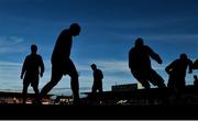 22 May 2015; Shamrock Rovers players warm up before the game. SSE Airtricity League Premier Division, Cork City v Shamrock Rovers, Turners Cross, Cork. Picture credit: Eoin Noonan / SPORTSFILE