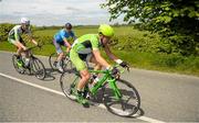23 May 2015; Eventual stage winner Andreas Mueller, right, Hrinkow Advarics Cycleanteam, in action during Stage 7 of the 2015 An Post Rás. Ballinamore - Drogheda. Photo by Sportsfile