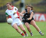 6 July 2008; Aoife Herbert, Mayo, in action against Fiona Maye, Sligo. TG4 Connacht Ladies Senior Football Final, Mayo v Sligo, McHale Park, Castlebar, Co. Mayo. Picture credit: Ray Ryan / SPORTSFILE