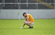 24 May 2015; Odhran McFadden, Antrim, after the game. Leinster GAA Hurling Senior Championship Qualifier Group, Round 3, Carlow v Antrim. Dr Cullen Park, Carlow. Picture credit: Matt Browne / SPORTSFILE