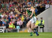24 May 2015; Declan Hannon, Limerick, in action against Conor Ryan, Clare. Munster GAA Hurling Senior Championship Quarter-Final, Clare v Limerick. Semple Stadium, Thurles, Co. Tipperary. Picture credit: Ray McManus / SPORTSFILE