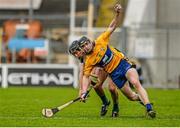24 May 2015; Tony Kelly, Clare, in action against Donal O'Grady, Limerick. Munster GAA Hurling Senior Championship Quarter-Final, Clare v Limerick. Semple Stadium, Thurles, Co. Tipperary. Picture credit: Dáire Brennan / SPORTSFILE