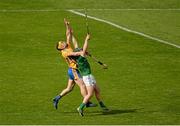 24 May 2015; Stephen Walsh, Limerick, in action against John Conlon, Clare. Munster GAA Hurling Senior Championship Quarter-Final, Clare v Limerick. Semple Stadium, Thurles, Co. Tipperary. Picture credit: Dáire Brennan / SPORTSFILE
