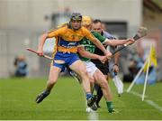 24 May 2015; Jack Browne, Clare, in action against Paul Browne, Limerick. Munster GAA Hurling Senior Championship Quarter-Final, Clare v Limerick. Semple Stadium, Thurles, Co. Tipperary. Picture credit: Dáire Brennan / SPORTSFILE