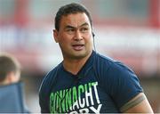 24 May 2015; Connacht head coach Pat Lam dejected after his side's extra time defeat. Champions Cup Qualification Play-Off, Gloucester v Connacht. Kingsholm, Gloucester, England. Picture credit: Matt Impey / SPORTSFILE
