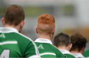 24 May 2015; Cian Lynch, Limerick, sporting a mini plait during the parade. Munster GAA Hurling Senior Championship Quarter-Final, Clare v Limerick. Semple Stadium, Thurles, Co. Tipperary. Picture credit: Dáire Brennan / SPORTSFILE